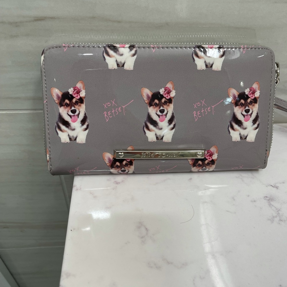 Betsy Johnson DOG - PUPPY CORGI Wallet